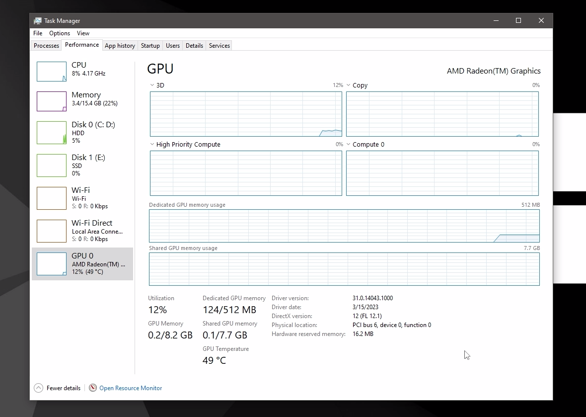 dedicated video memory before increasing vram
